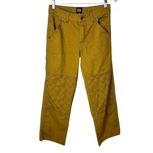 URBAN OUTFITTERS BDG Quilted Stitch Cargo Denim Jeans Pants Wide Leg Size 26